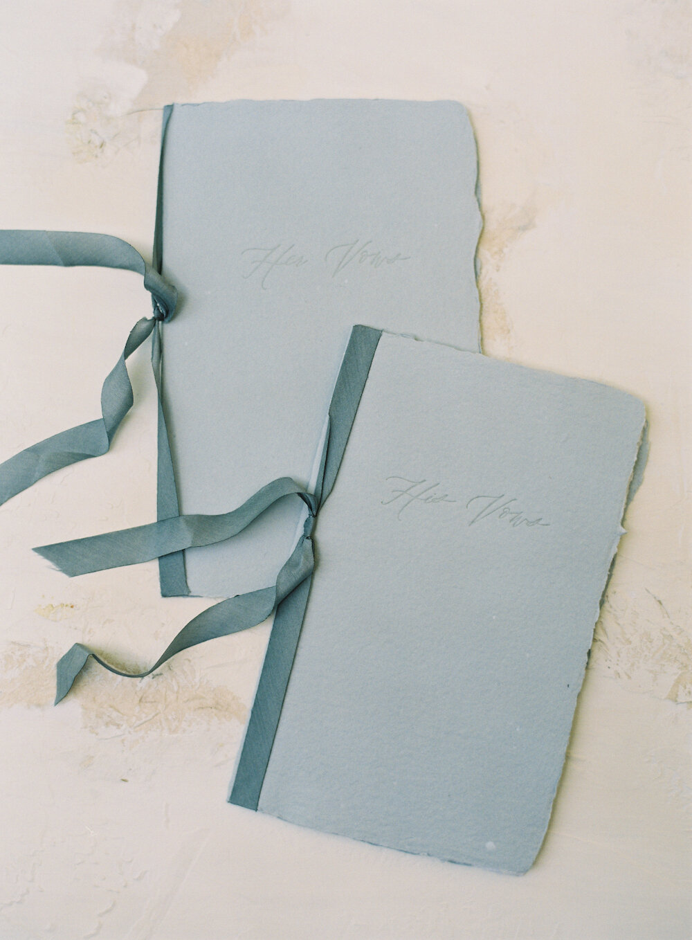Blue Hill at Stone Barns wedding ceremony vow books