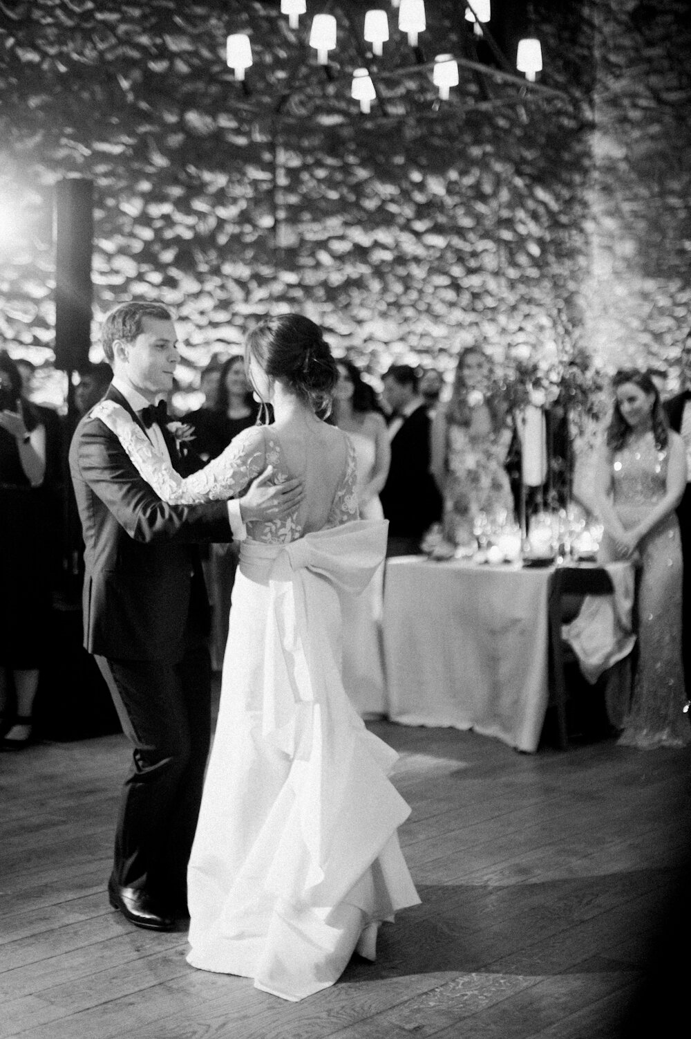 Blue Hill at Stone Barns wedding first dance in the hayloft