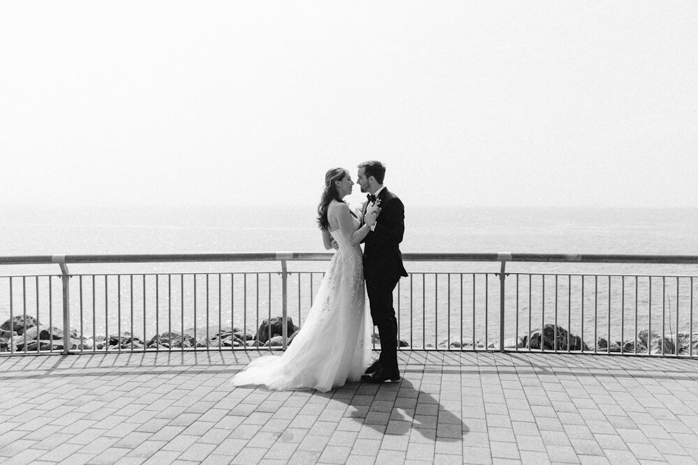 bride and groom in black and white.jpg
