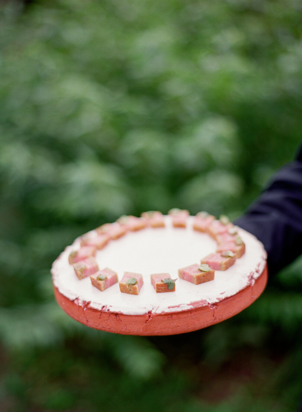 Blue Hill at Stone Barns wedding canapes