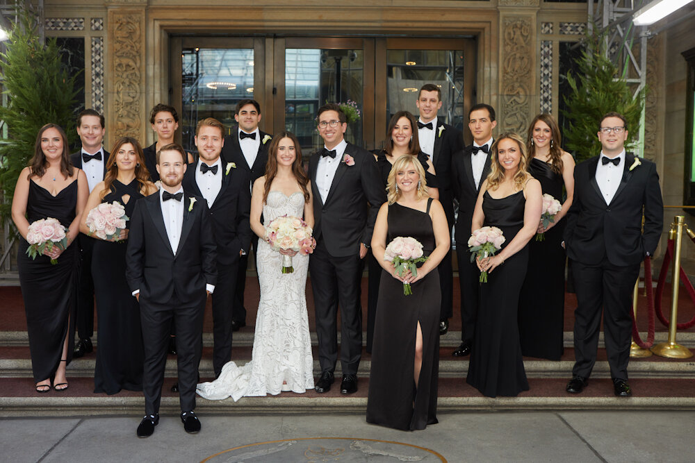 Cipriani 42nd Street Wedding bridal party