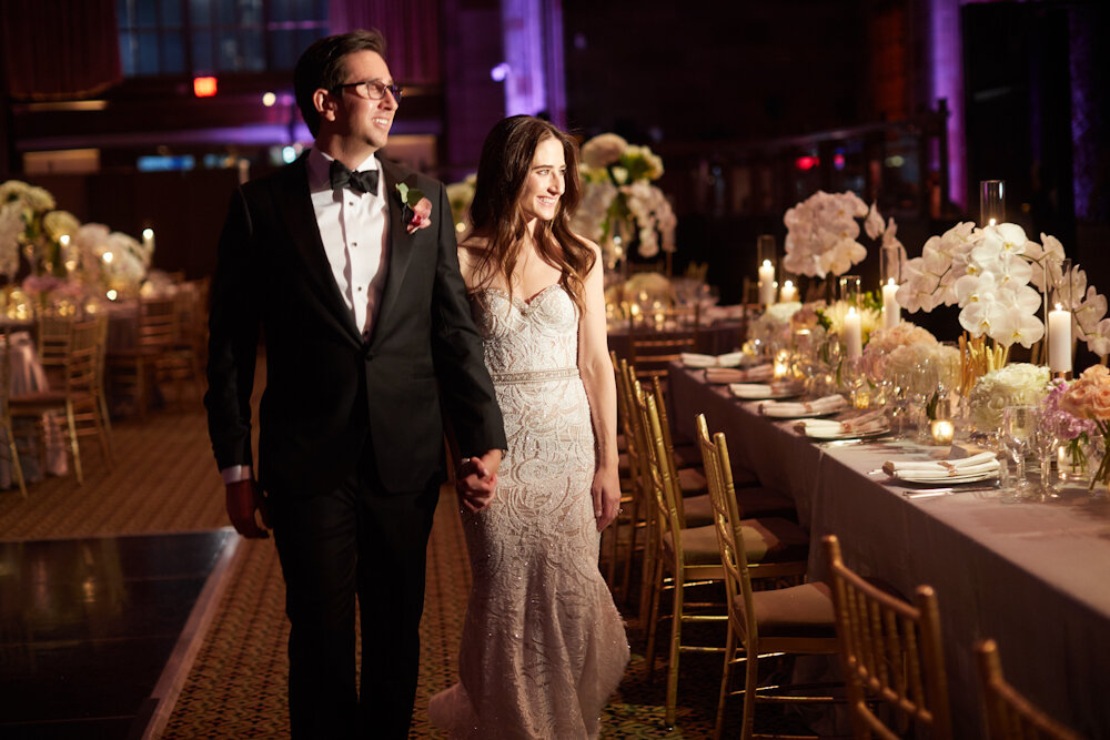 Cipriani 42nd street wedding bride and groom