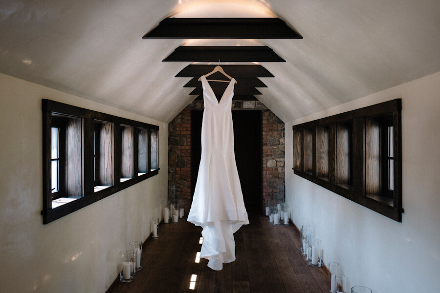 Blue Hill at Stone Barns wedding dress
