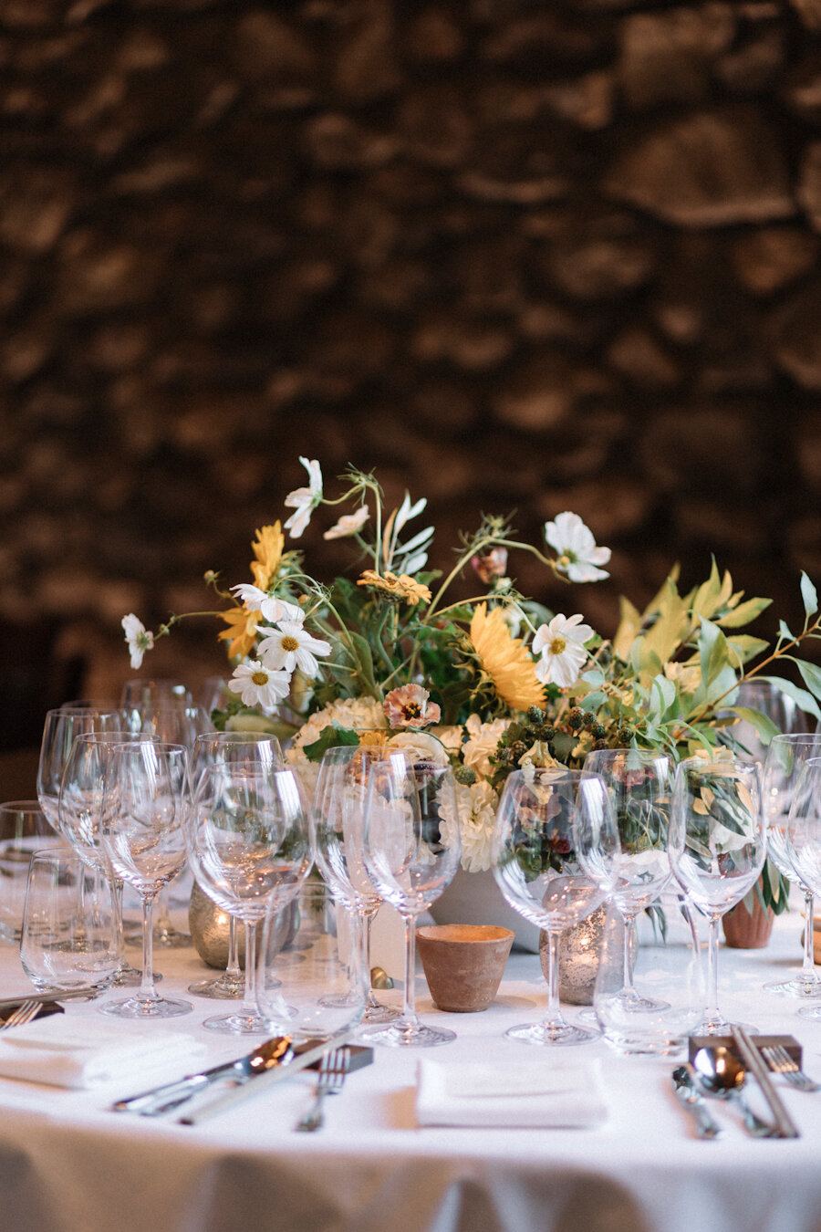Blue Hill at Stone Barns wedding flowers