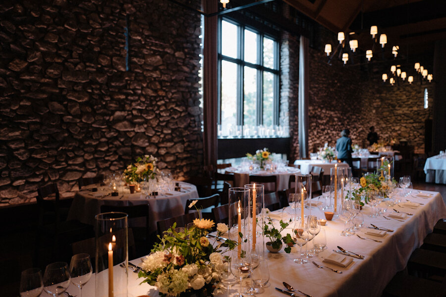 Blue Hill at Stone Barns wedding in the hayloft