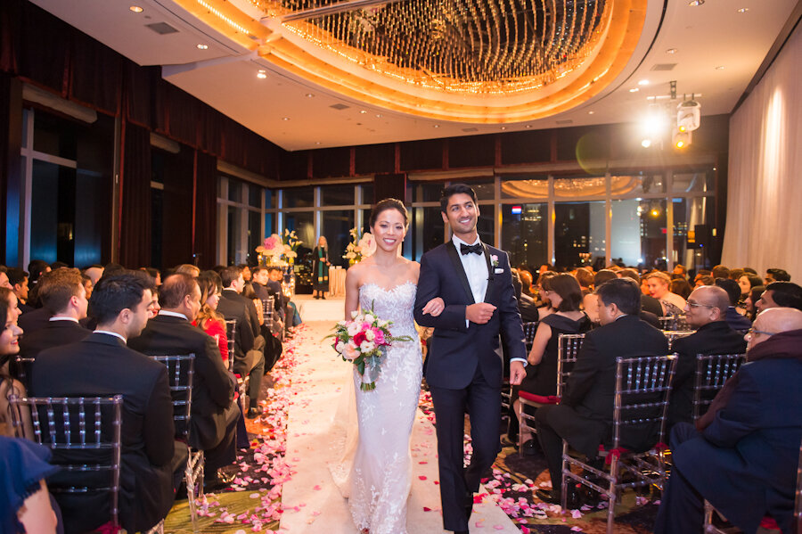 Mandarin Oriental New York wedding ceremony just married