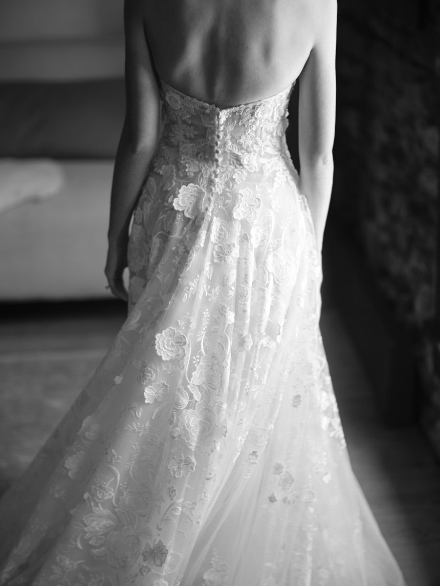 embroidered wedding gown by mark ingram