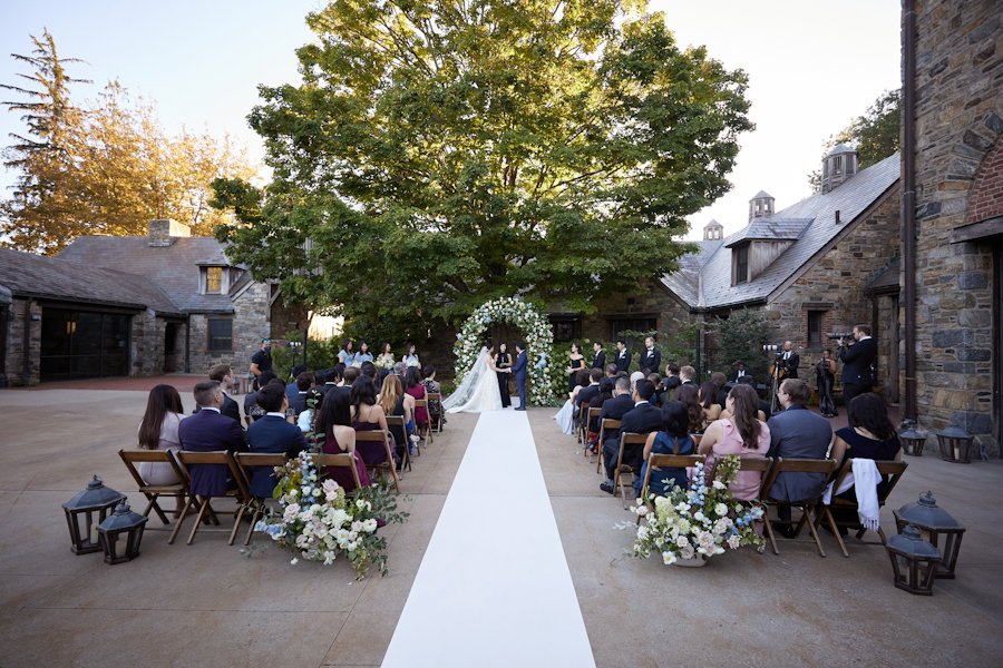 blue hill at stone barns wedding ceremony