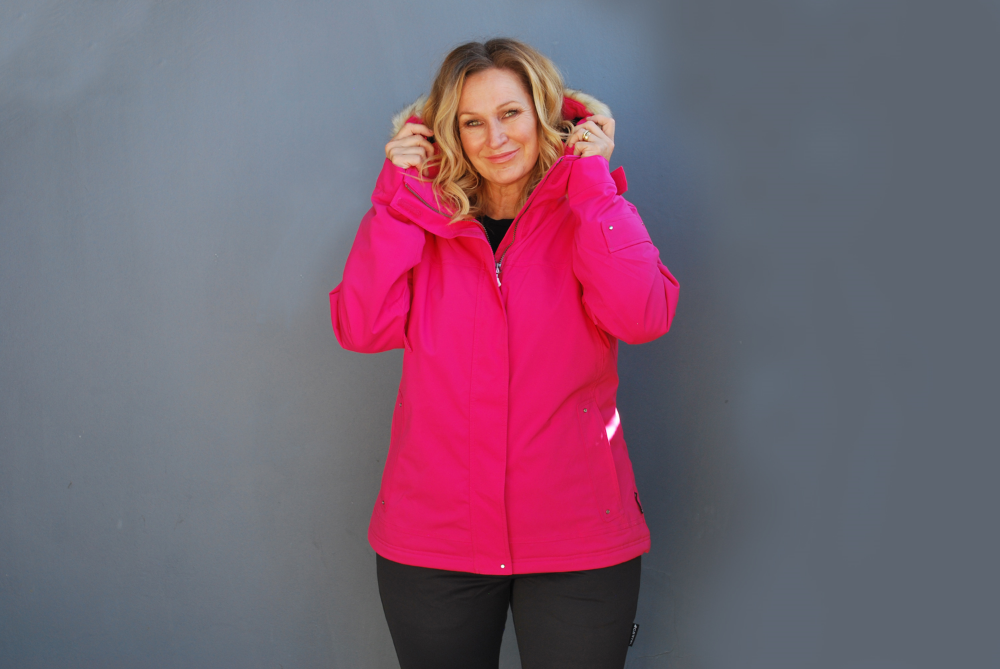 snow jacket womens plus size