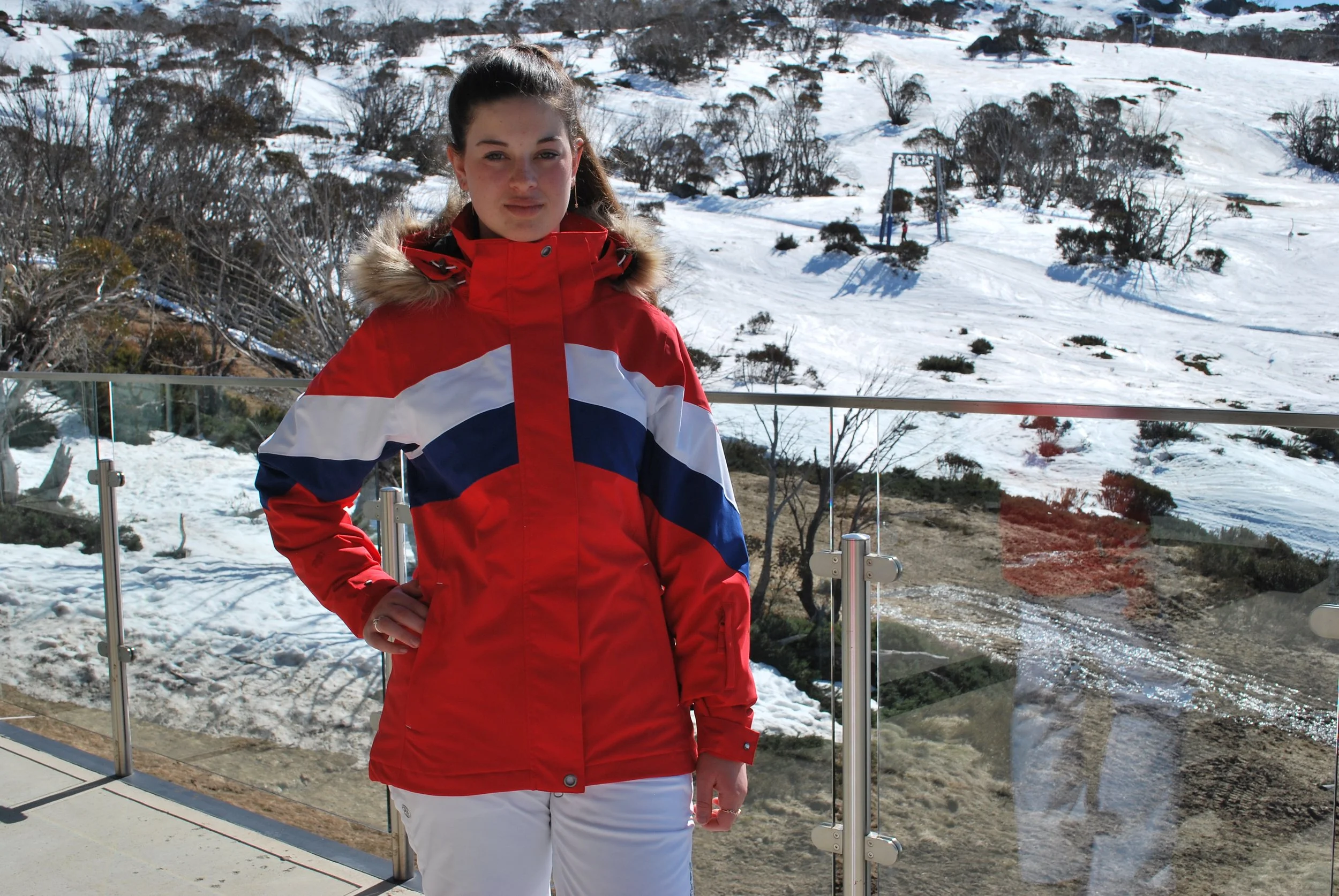 CLEARANCE Cartel Madison Women's Ski n Snow Jacket- Red