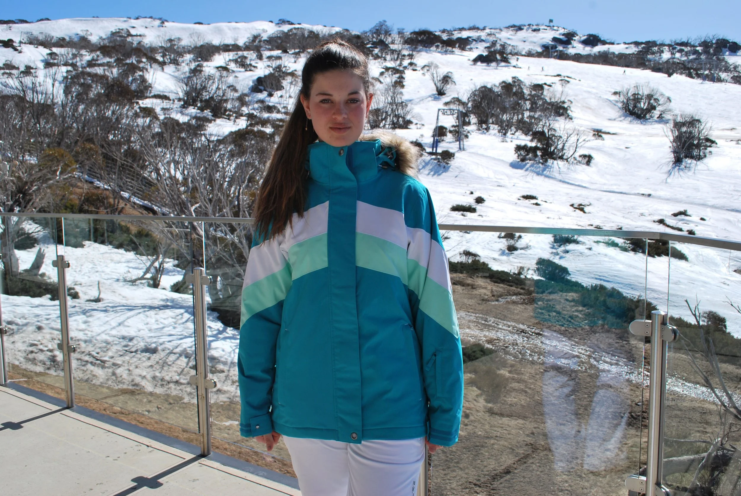 CLEARANCE Cartel Madison Women's Ski n Snow Jacket- Teal