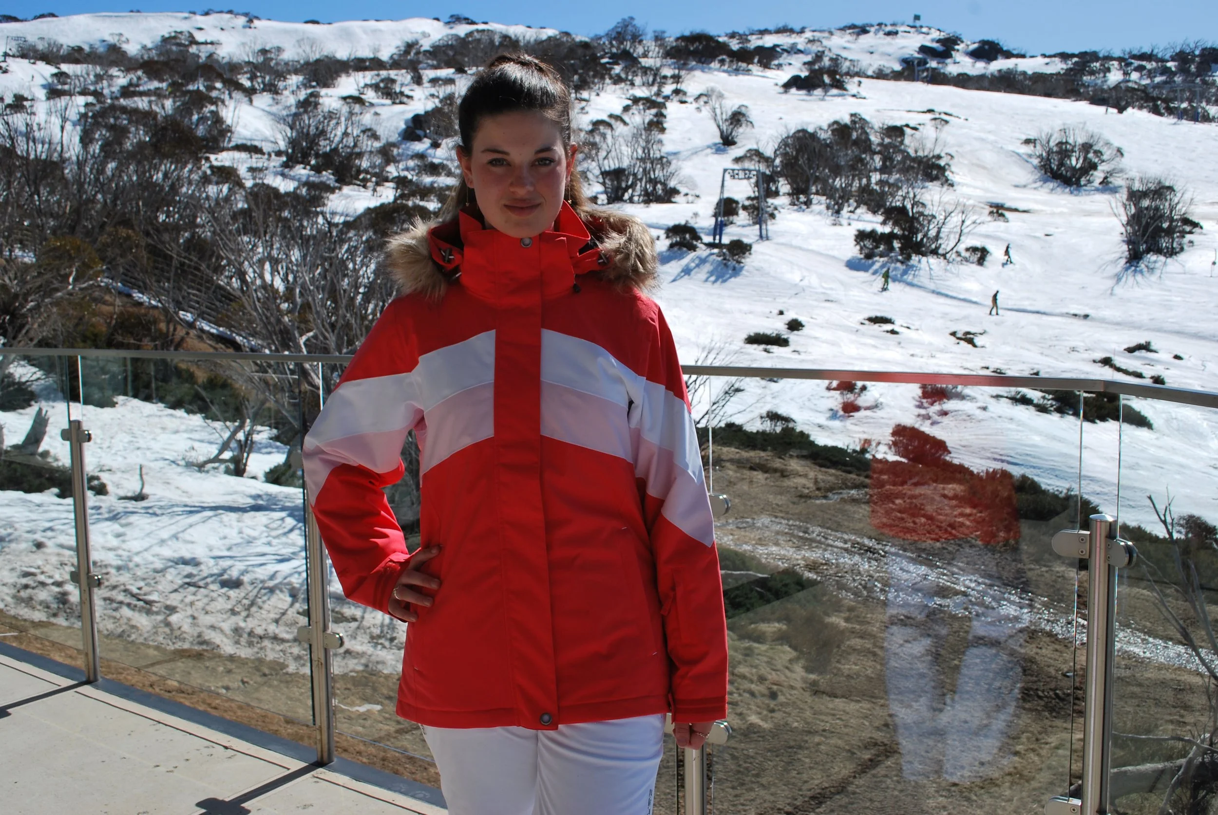 CLEARANCE Cartel Madison Women's Ski n Snow Jacket- Watermelon