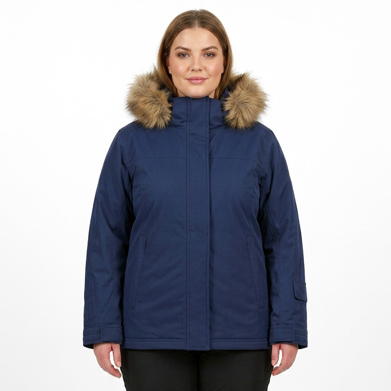 Cartel Brooklyn PLUS Size Women's Ski n Snow Jacket- NAVY