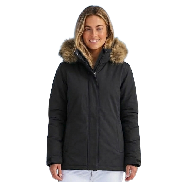 Cartel Brooklyn PLUS Size Women's Ski n Snow Jacket- BLACK