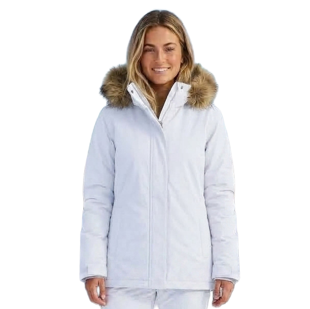 Cartel Brooklyn PLUS Size Women's Ski n Snow Jacket- WHITE