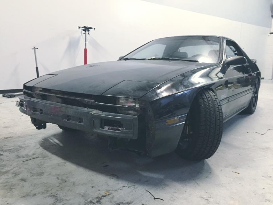 PBM Angle Kit on a RX-7