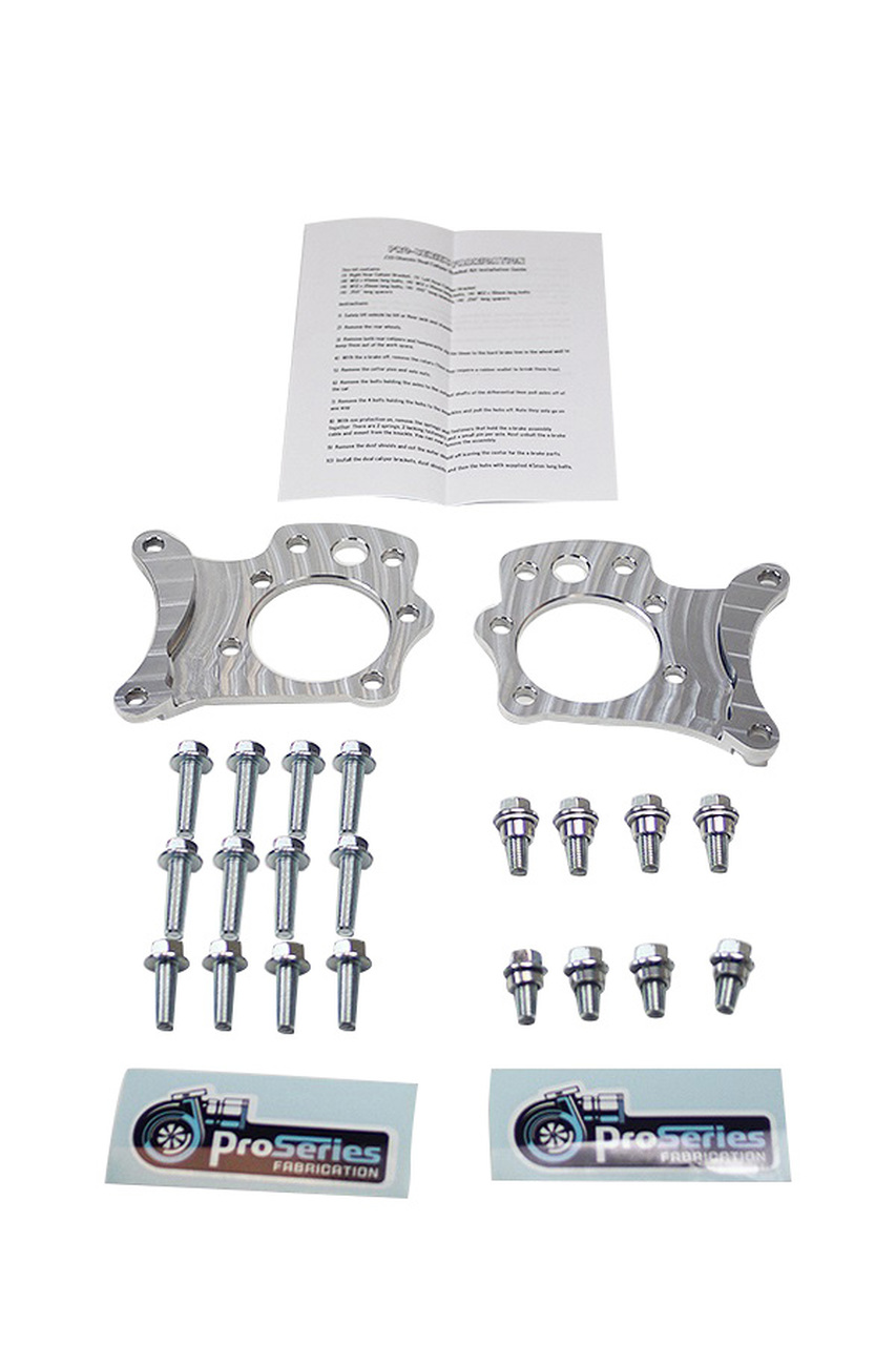 Pro-Series Fabrication Dual Caliper bracket COMPATIBLE WITH Nissan 350z G35 SALE
