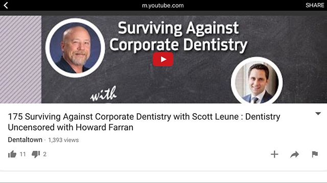 Listen to this podcast. It's easy to get caught up in the details - crown margins, interproximal contacts, shade matching. But how much time do you spend understanding our professional ecosystem and marketplace? Things are changing - it's time to pay