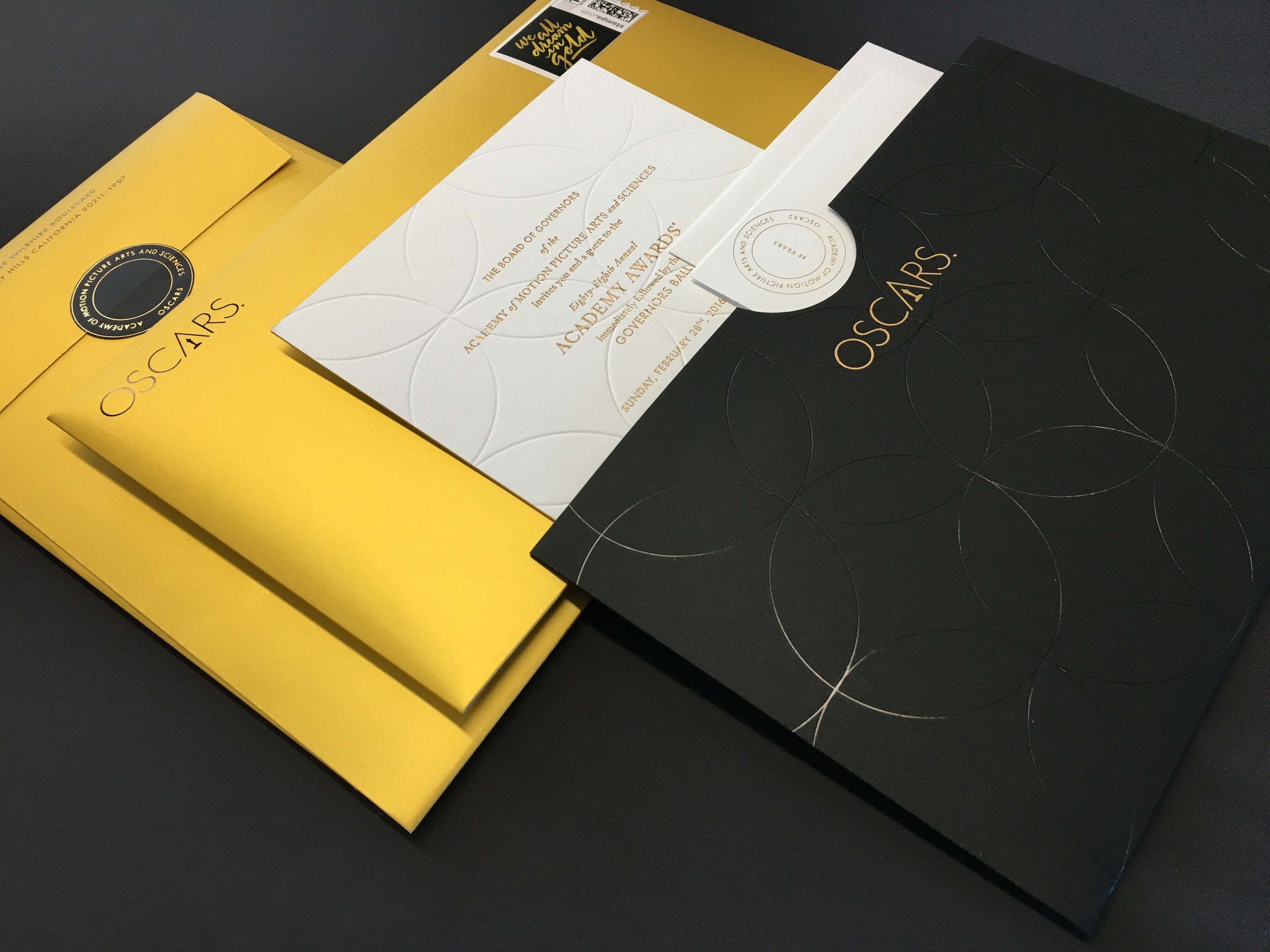 88th Academy Awards Invitation