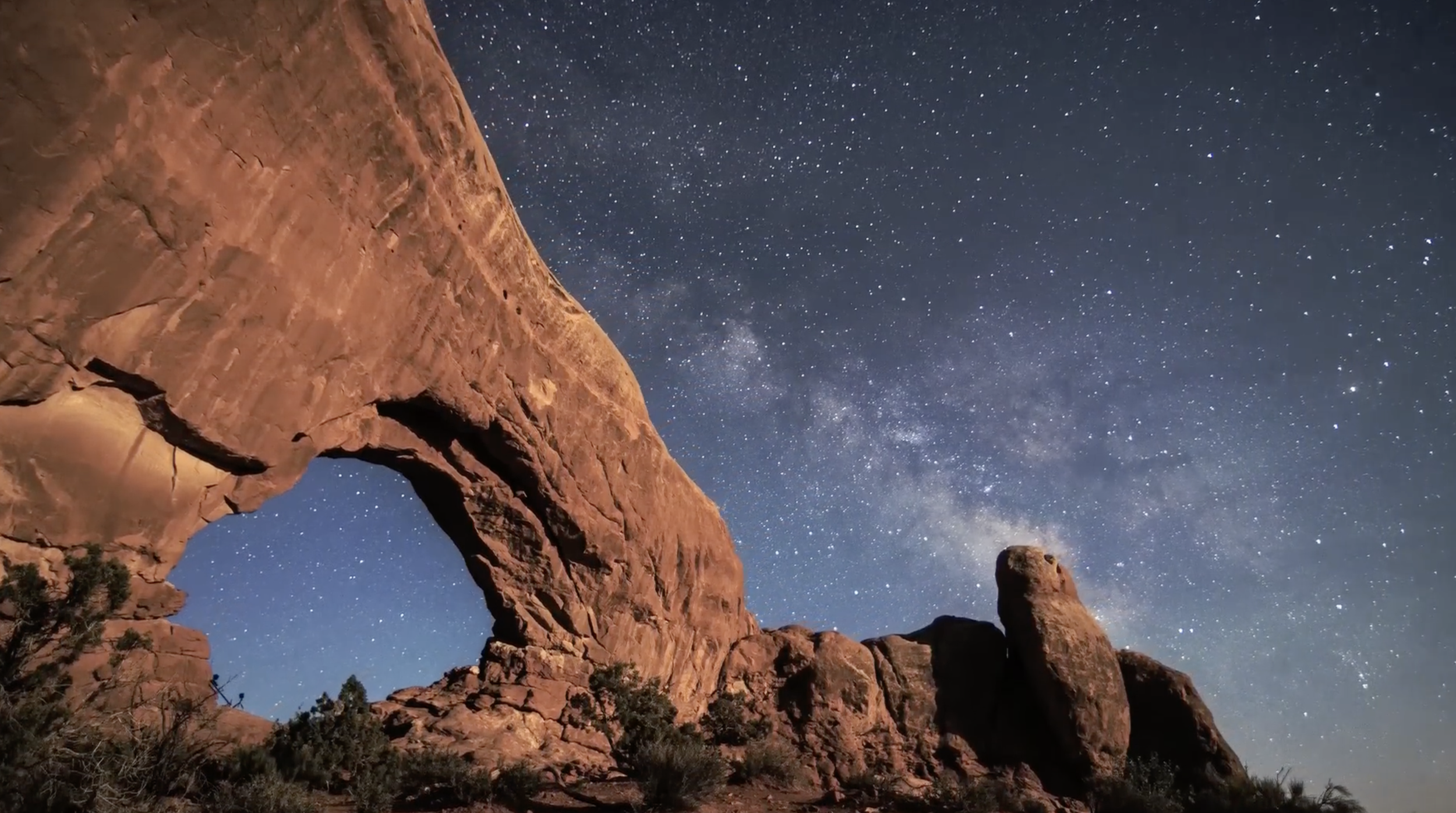 Utah at Night Time Lapse (HD)