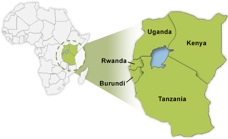 Uganda and Burundi are both part of the five-country East African Community (EAC)