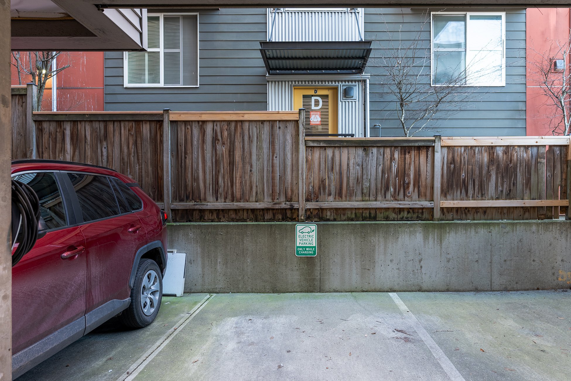 Hillside 411 Apartments EV Charging, Tesla Charger