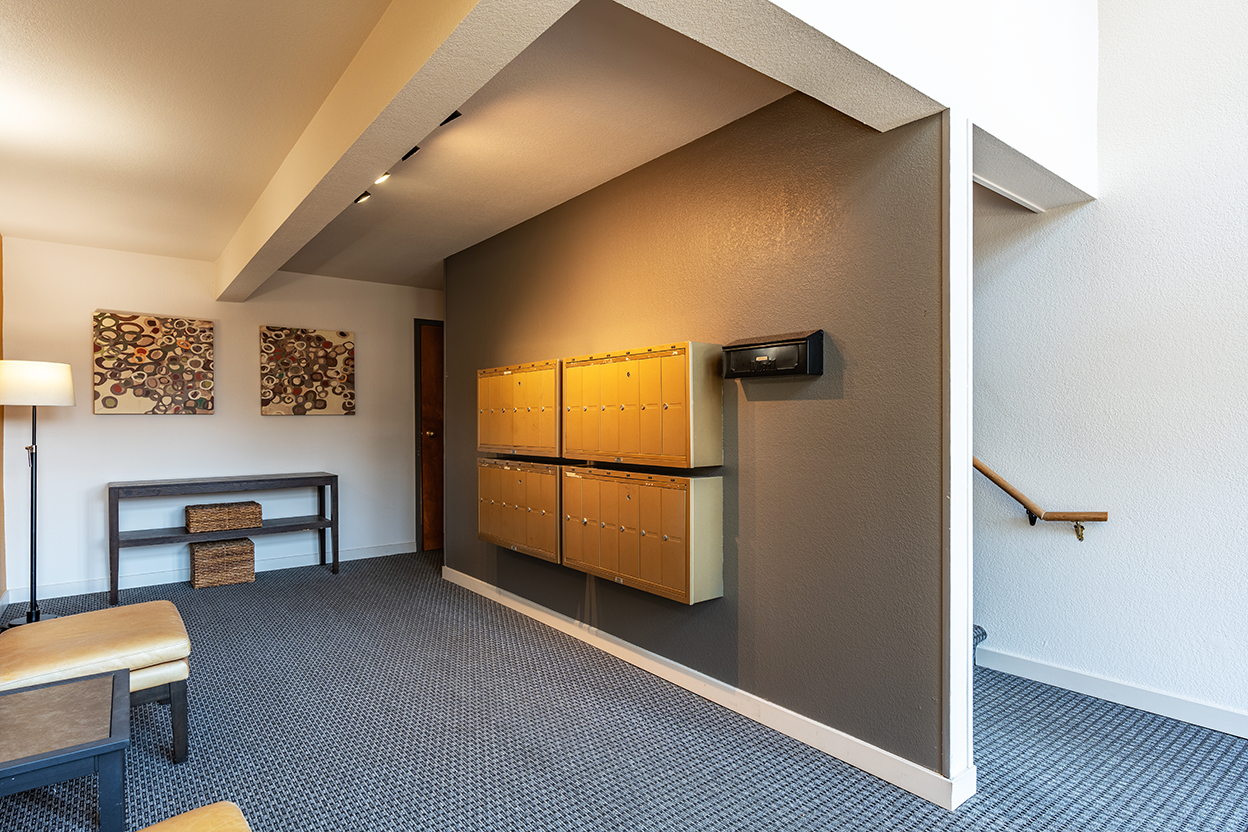 Francis Avenue Apartments Lobby, Mailboxes