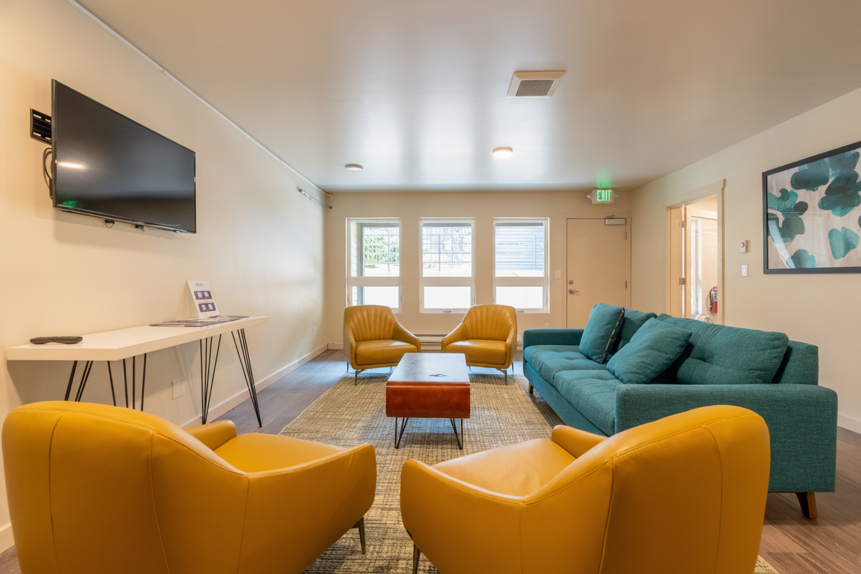 Highland Lofts Apartments Communal Lounge
