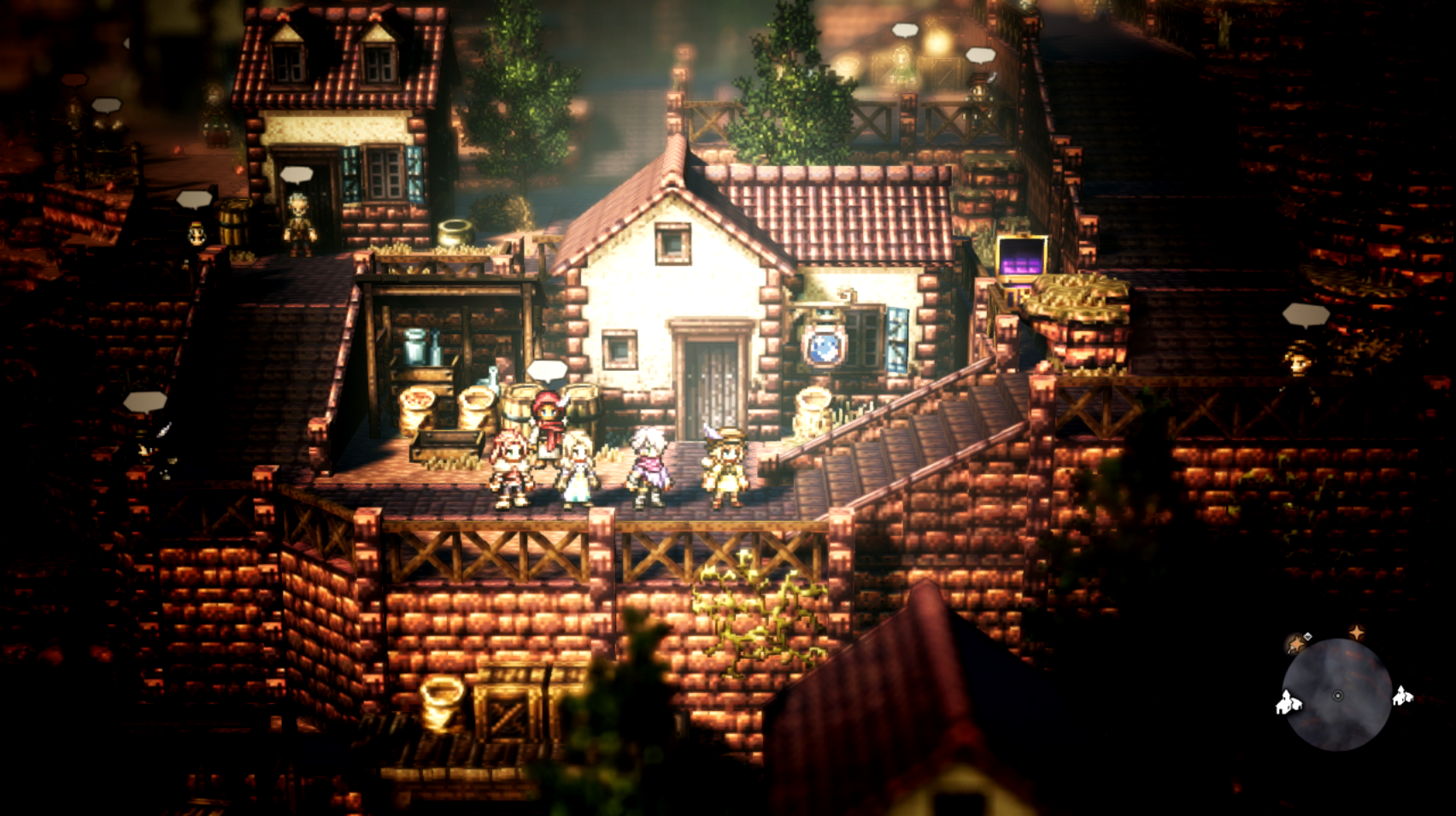 Octopath Traveler is a unique 3D world with 2D flair.
