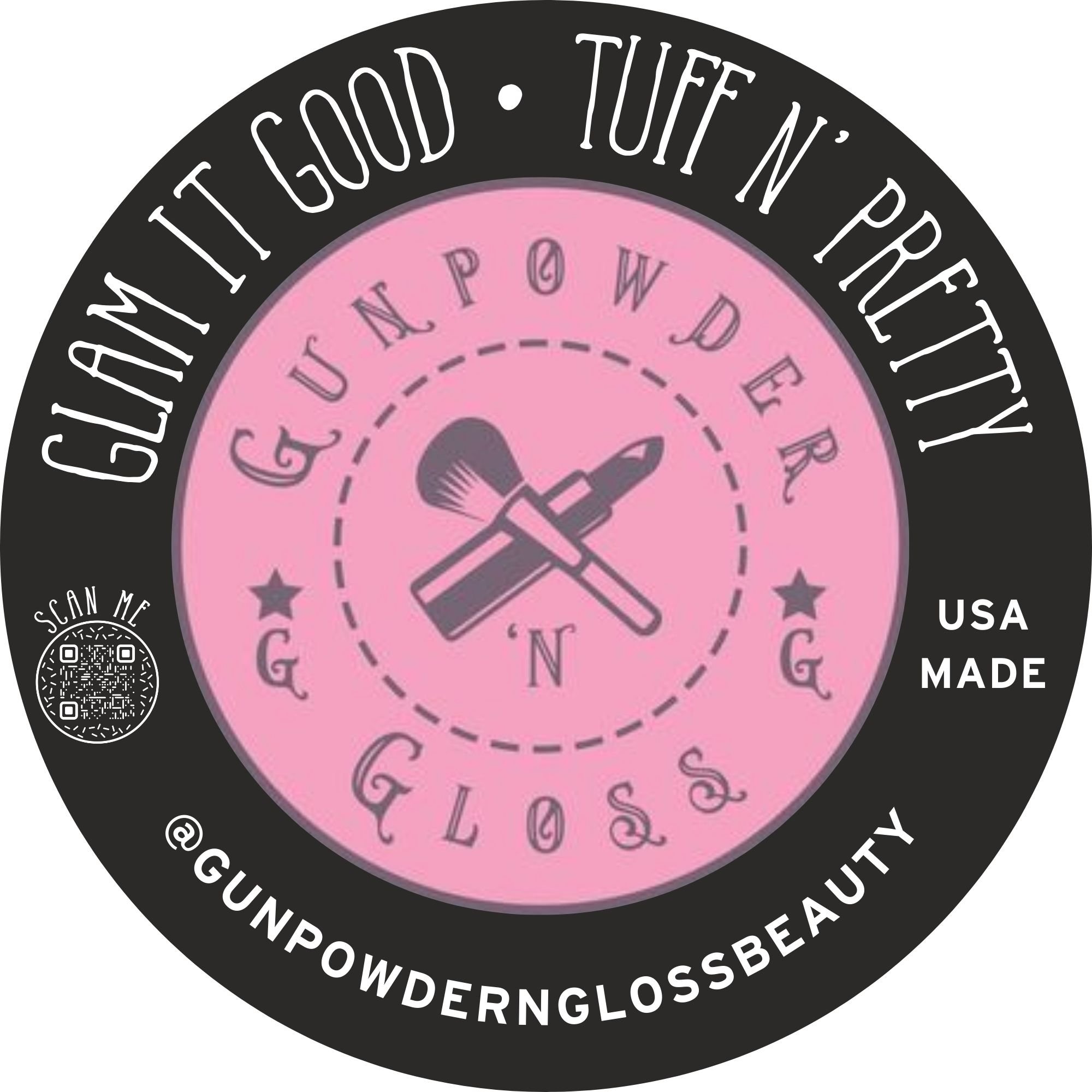 Glam it Good Sticker