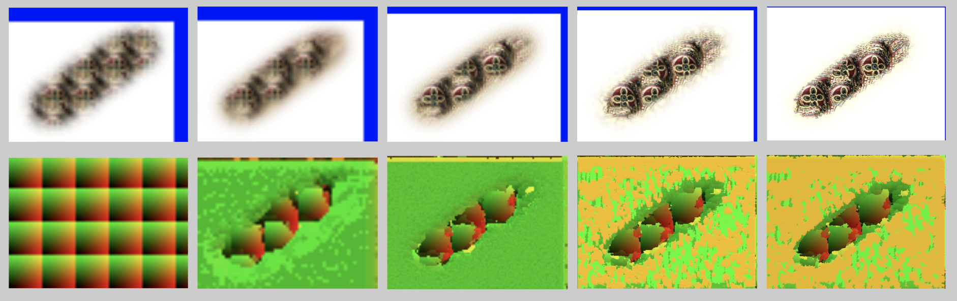 (please ignore the blue borders, there was a bug in the display code at the time these images were made)