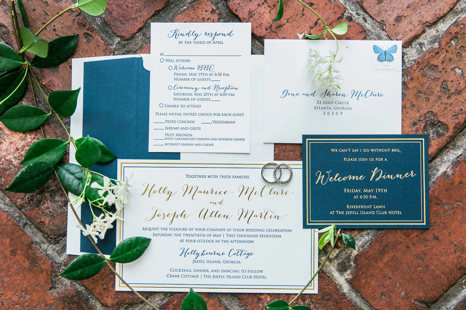 Gold and Navy Invitation Suite_Jekyll Island.jpg