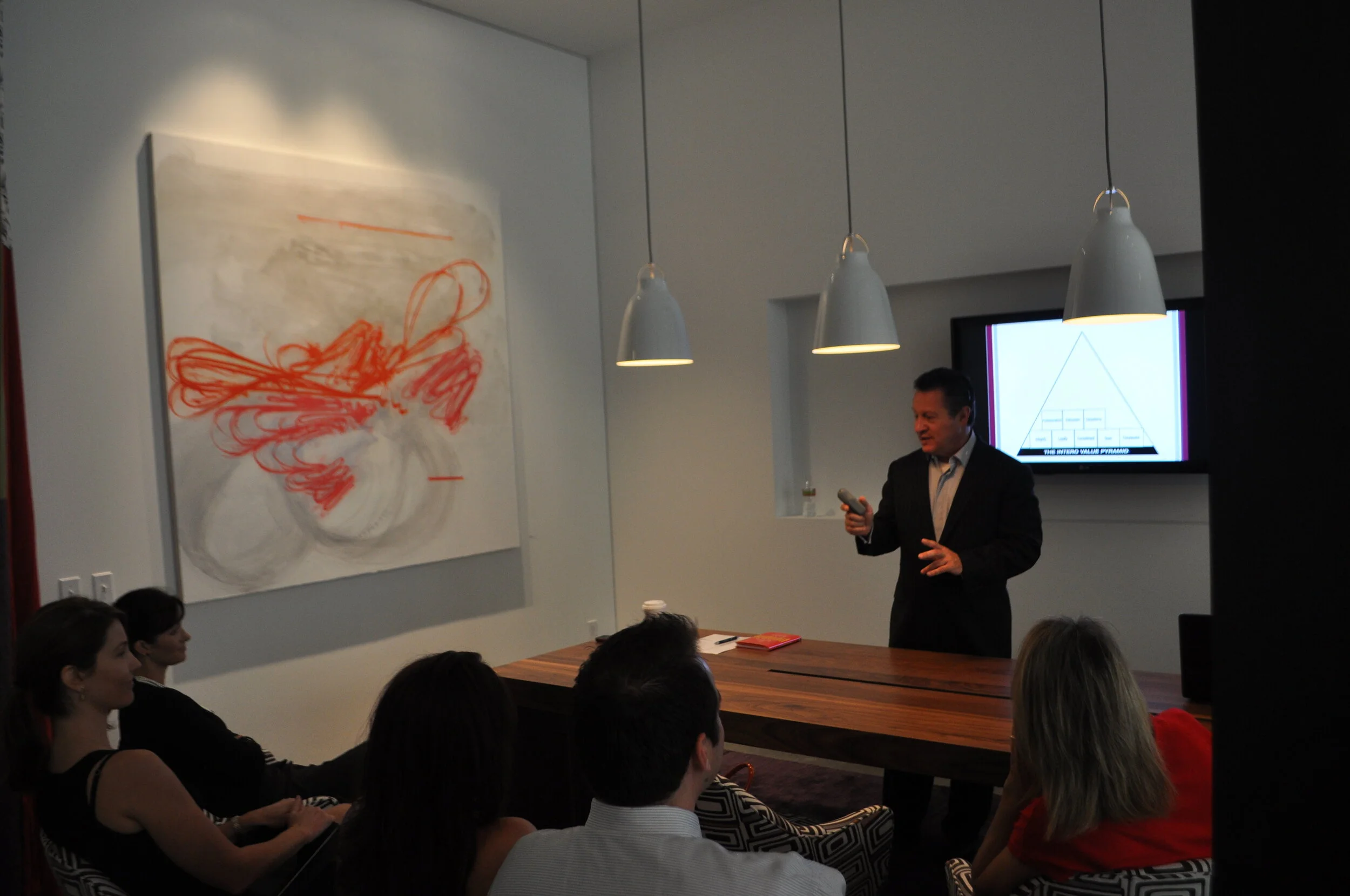 People come to Intero to learn, to connect, to meet new people and get a new perspective in life and business.