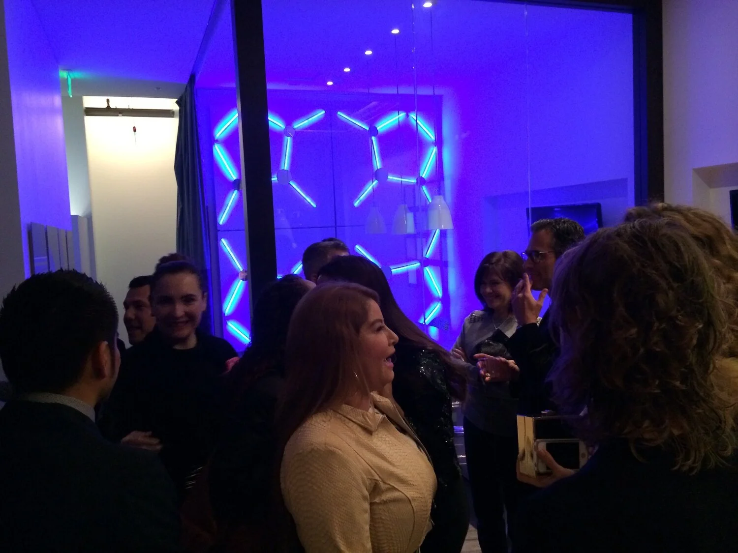 During the evening, the office transforms into a venue for lectures, events and all things real estate.