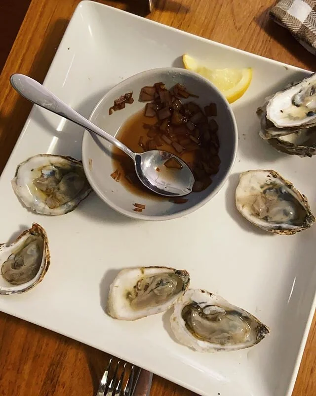 more oysters 
tough conversations 
grateful for dynamic friends that challenge me 
more oysters 
#cleanenough