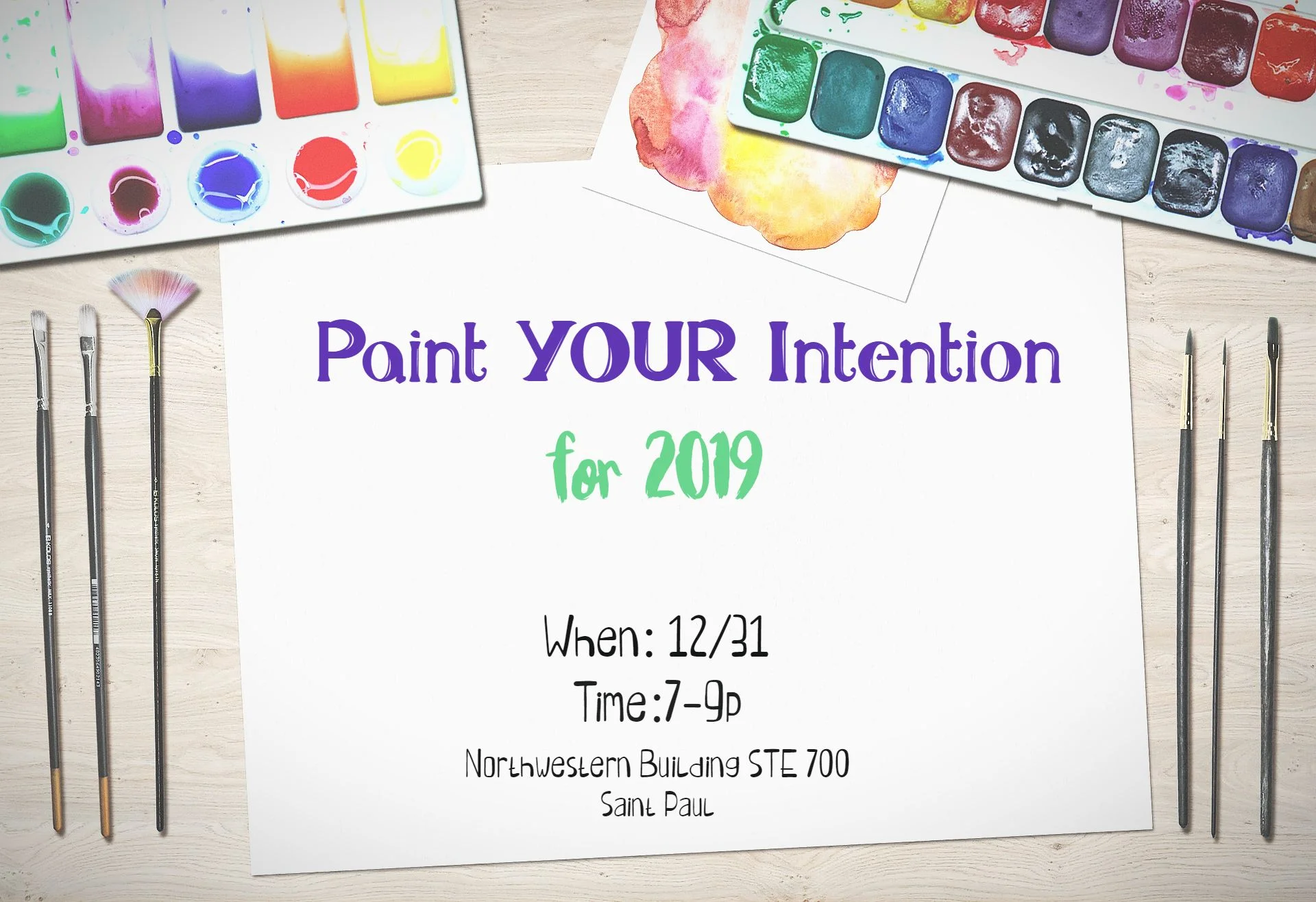 Paint YOUR Intention