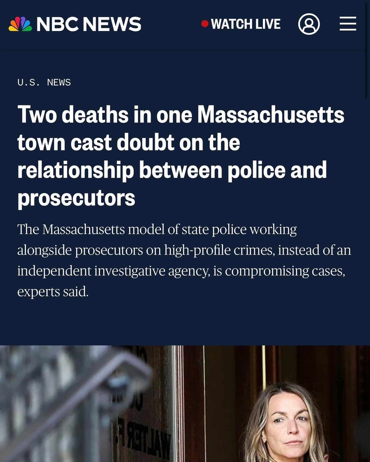 Massachusetts&rsquo;s murder protocol is inherently corruption prone.

Most states have centralized state police major crimes units tasked to homicide. In Mass, we assign state troopers directly to eleven separate county District Attorney offices mak