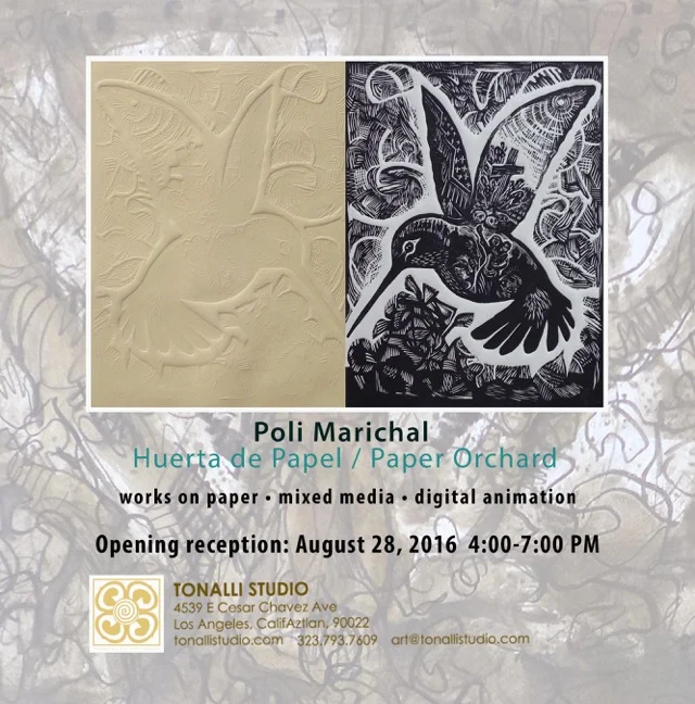 HUERTA DE PAPEL / PAPER ORCHARD, works by Poli Marichal