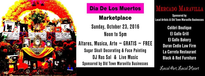 Mercado Maravilla VENDING - Dia de Los Muertos Marketplace