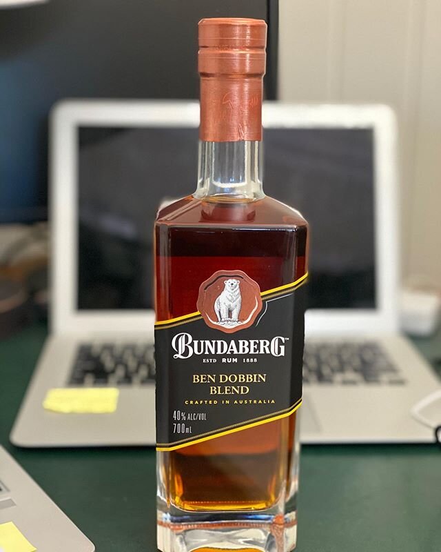 Thankyou to Duncan Little and the @bundabergrum team for the most amazing gift.I would love to say i can&rsquo;t wait to drink it, but this one is going straight to the pool room .#mothersmilk #bundyrum #bundyrumfactory #smallbatch