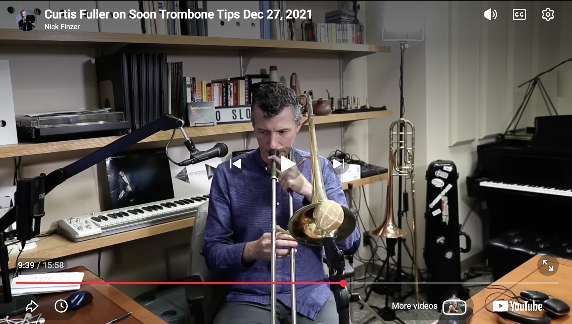 Curtis Fuller Mini Course: Breaking Down His “Soon” Solo
