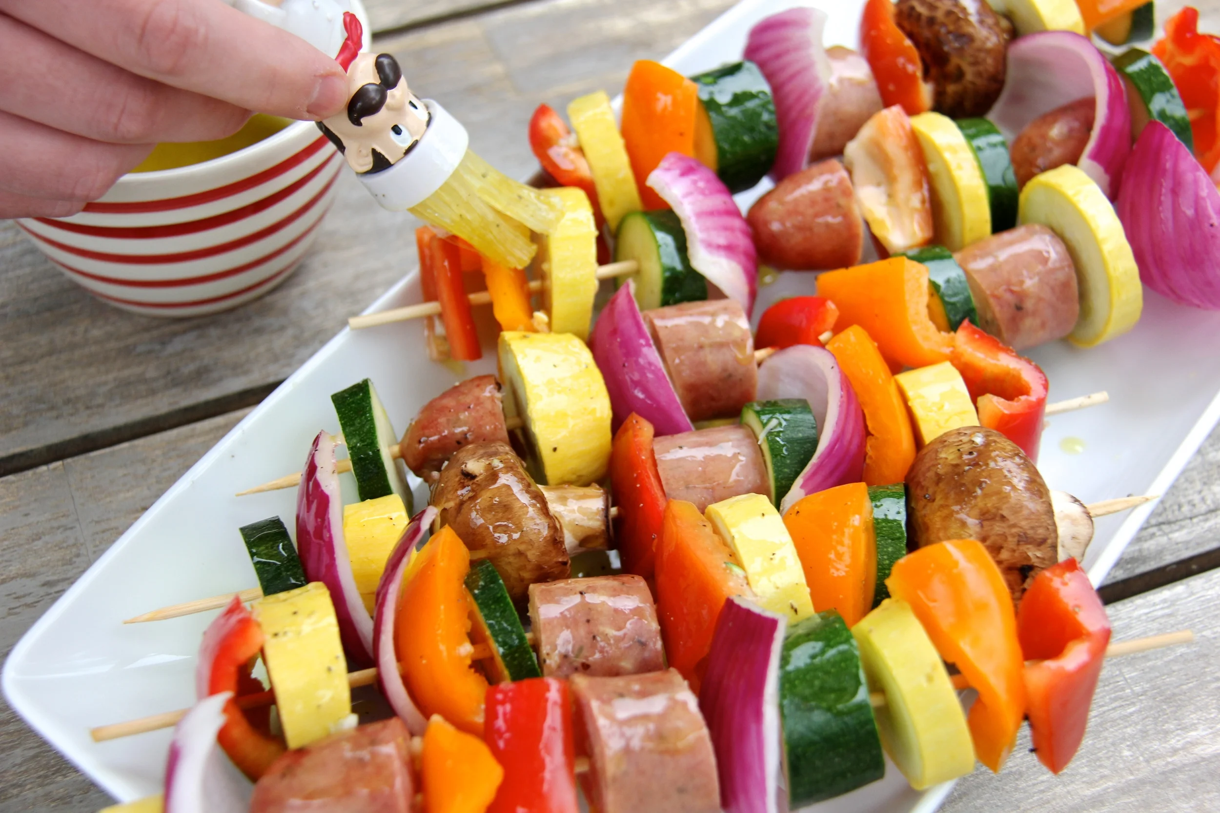 Rainbow Kabobs Momstrong