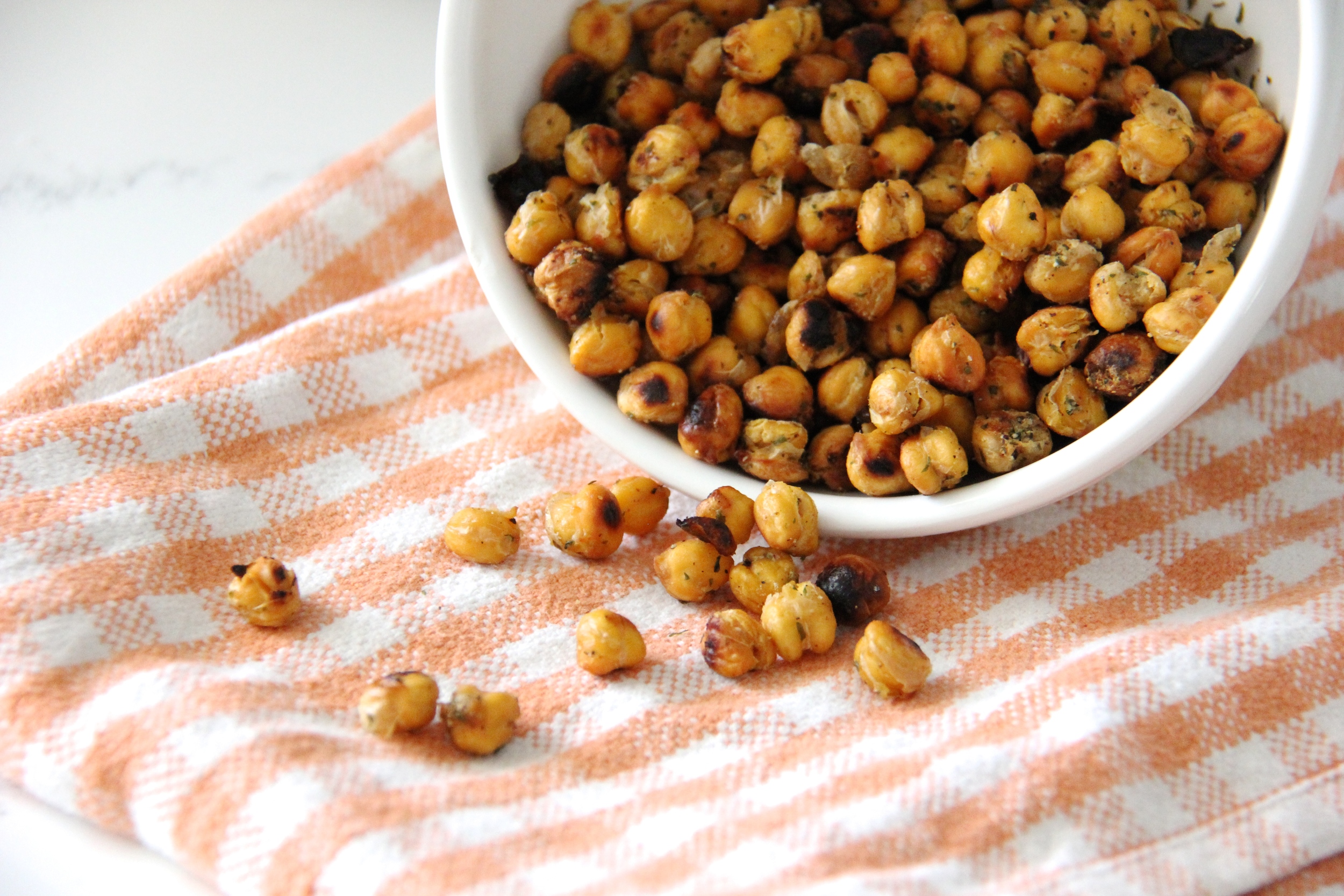 Roasted Garlic Chickpeas