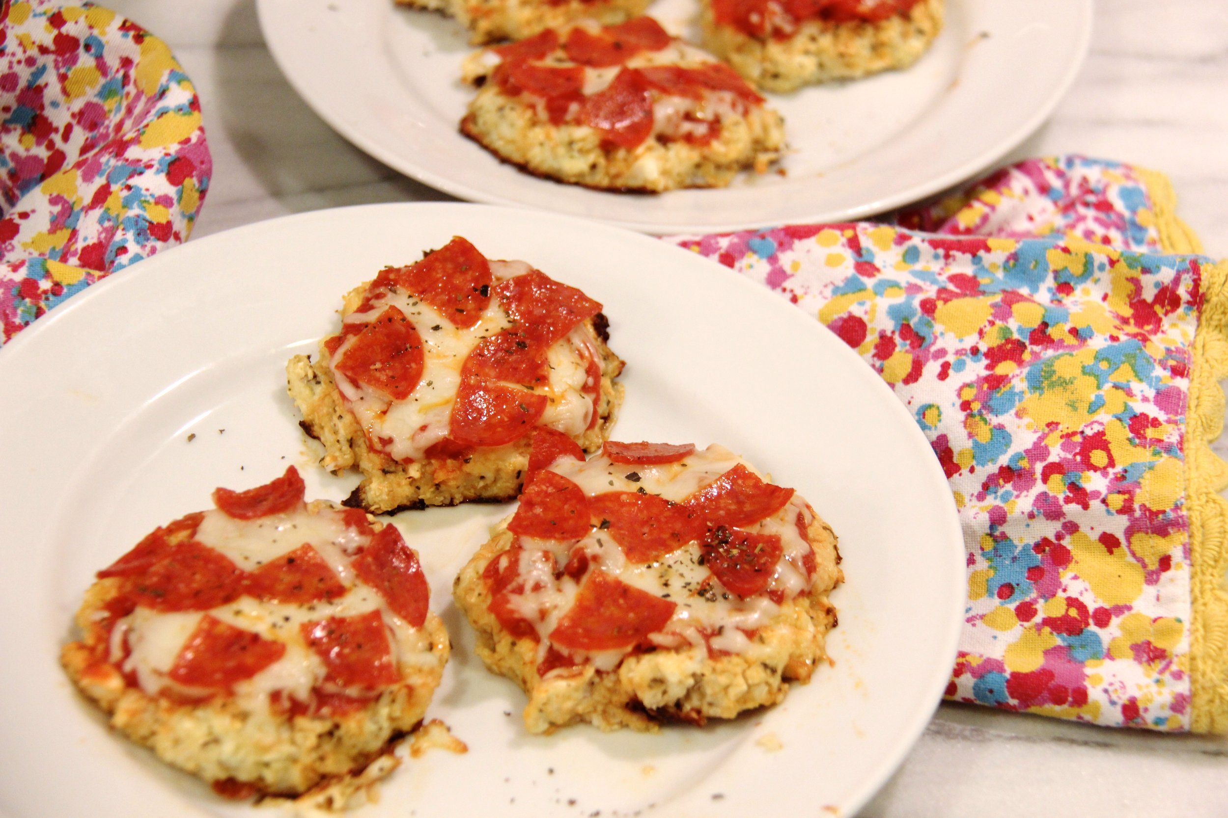 Mini Cauliflower Pizzas