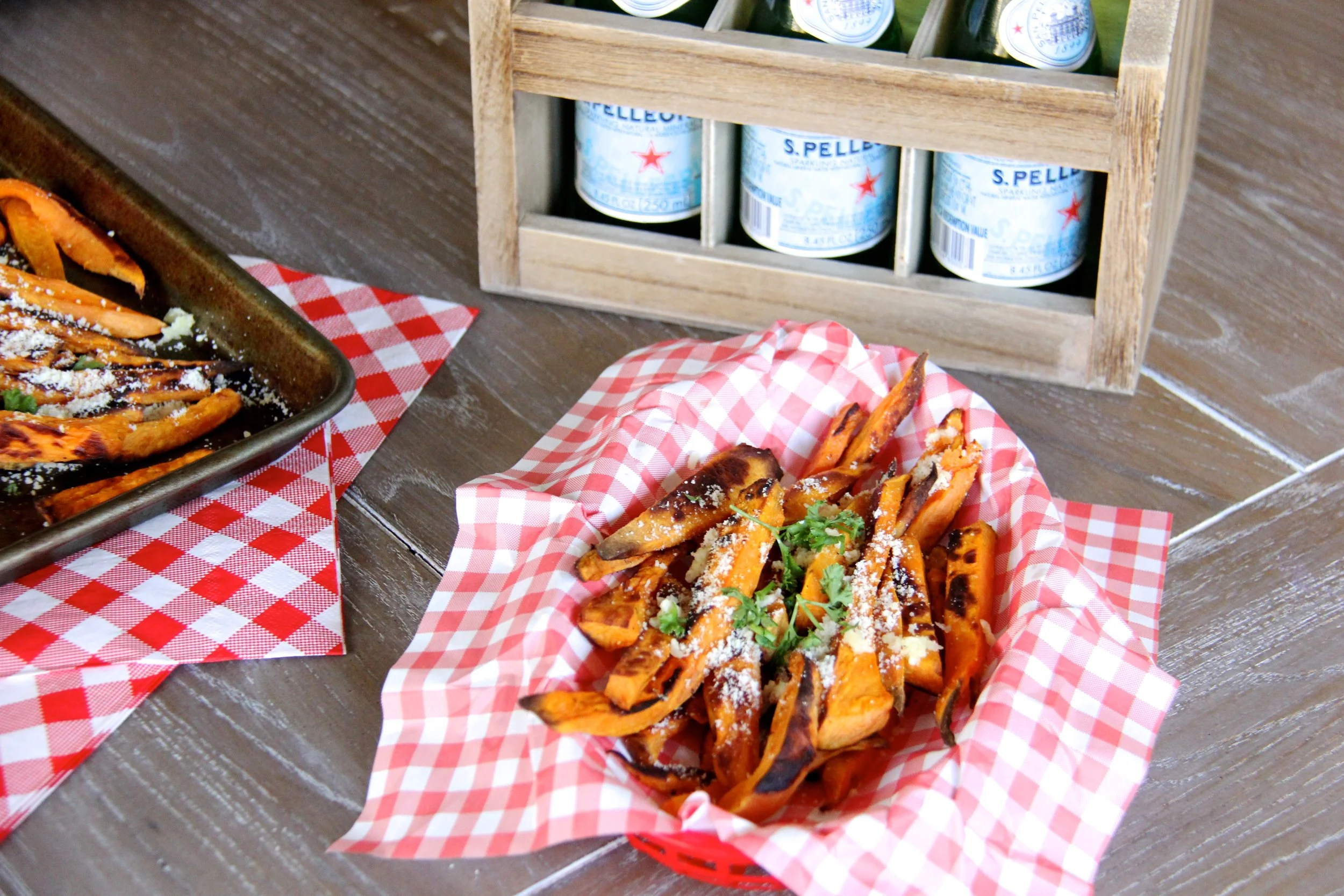 Garlic Sweet Potato Fries