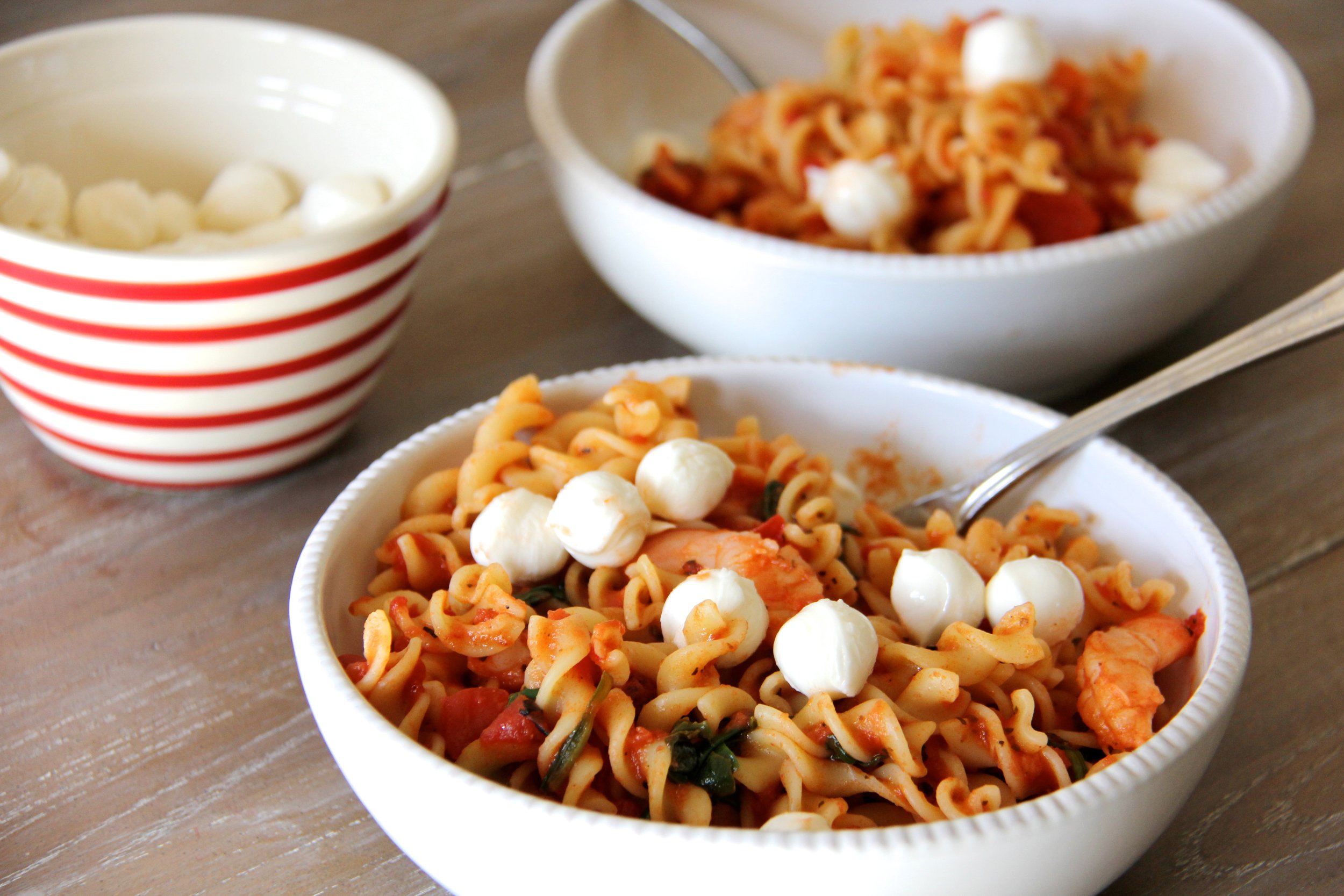 Clean Shrimp Pasta Primavera