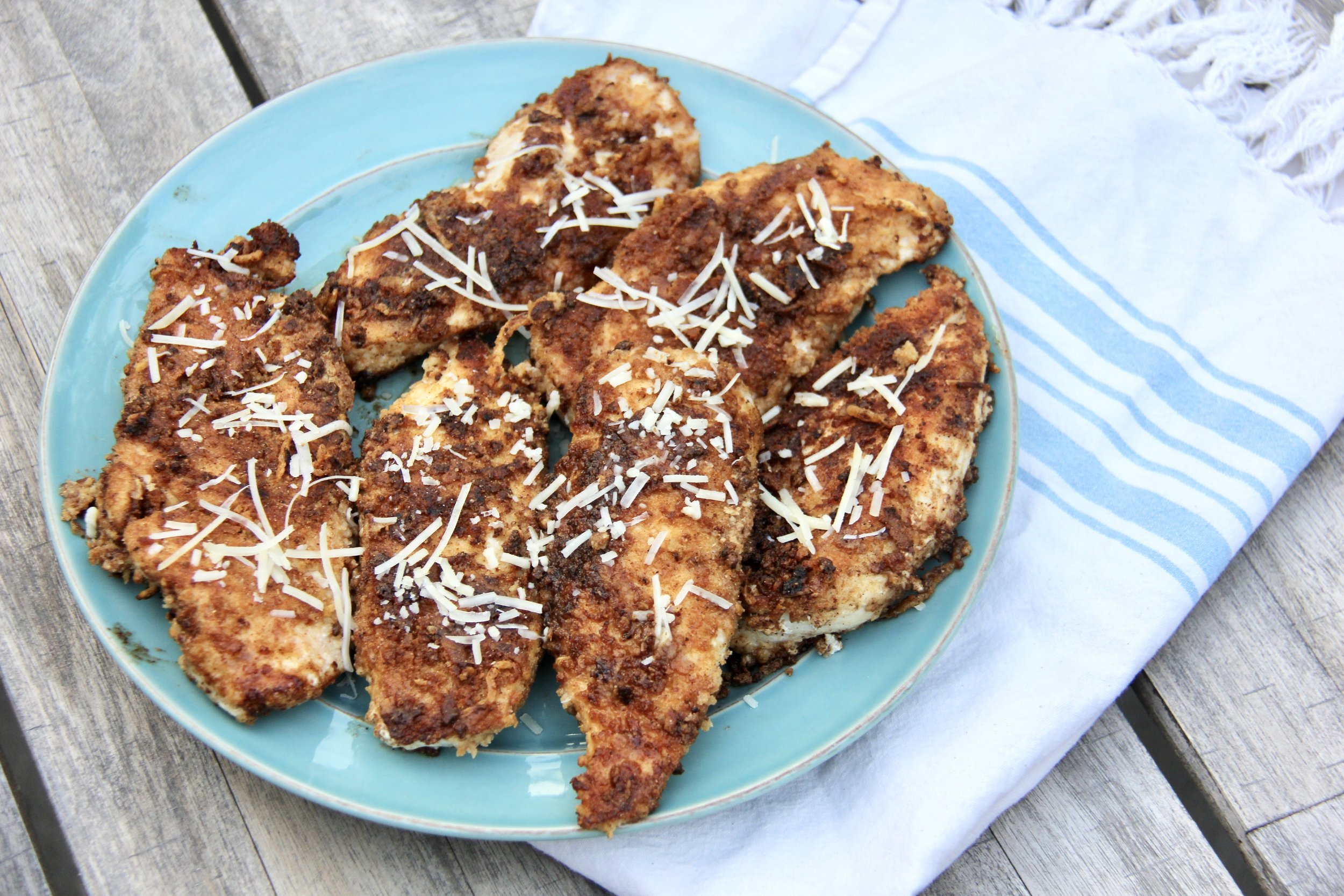 Kodiak Cakes Crispy Quick Parmesan Chicken