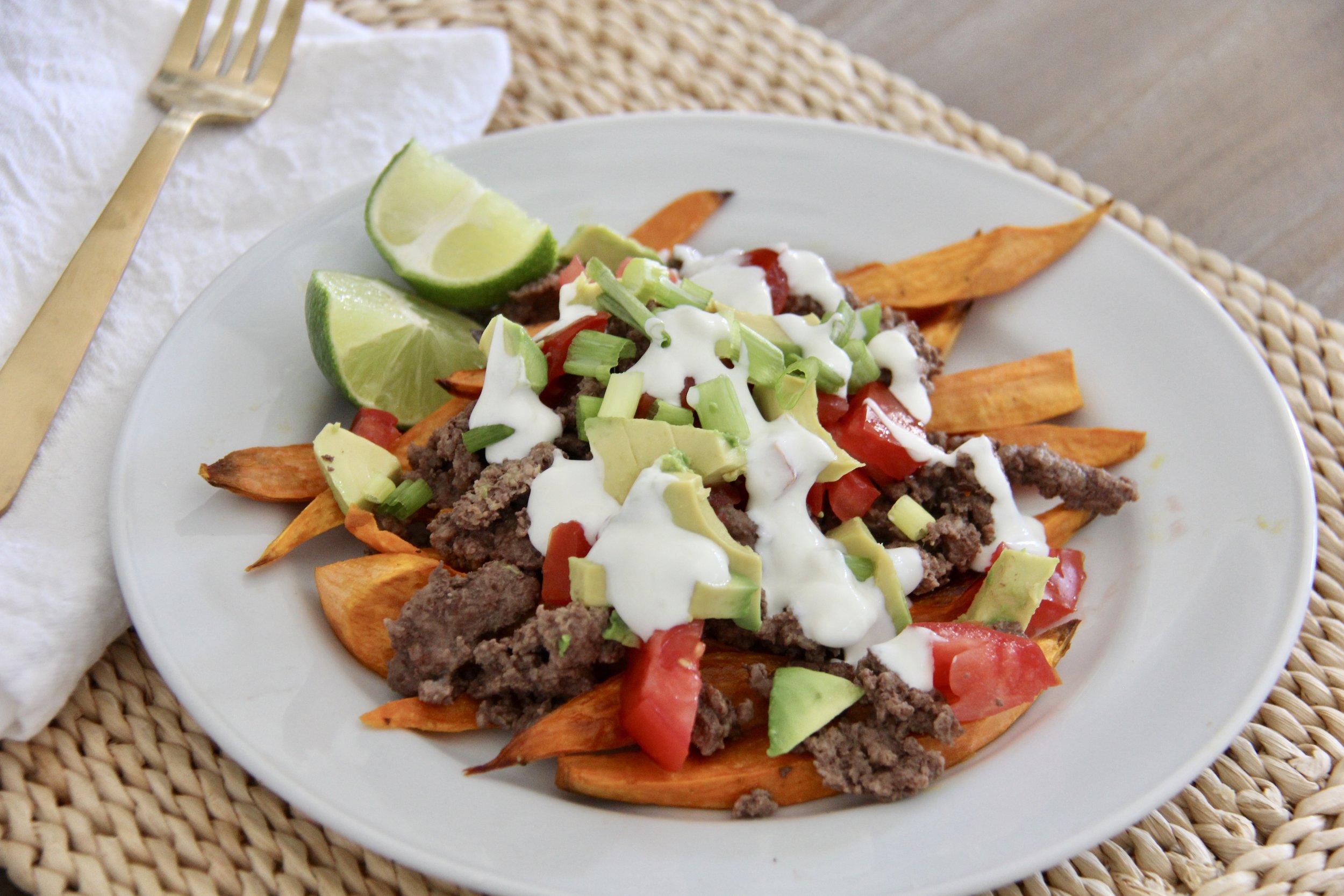 Loaded Sweet Potato Nachos