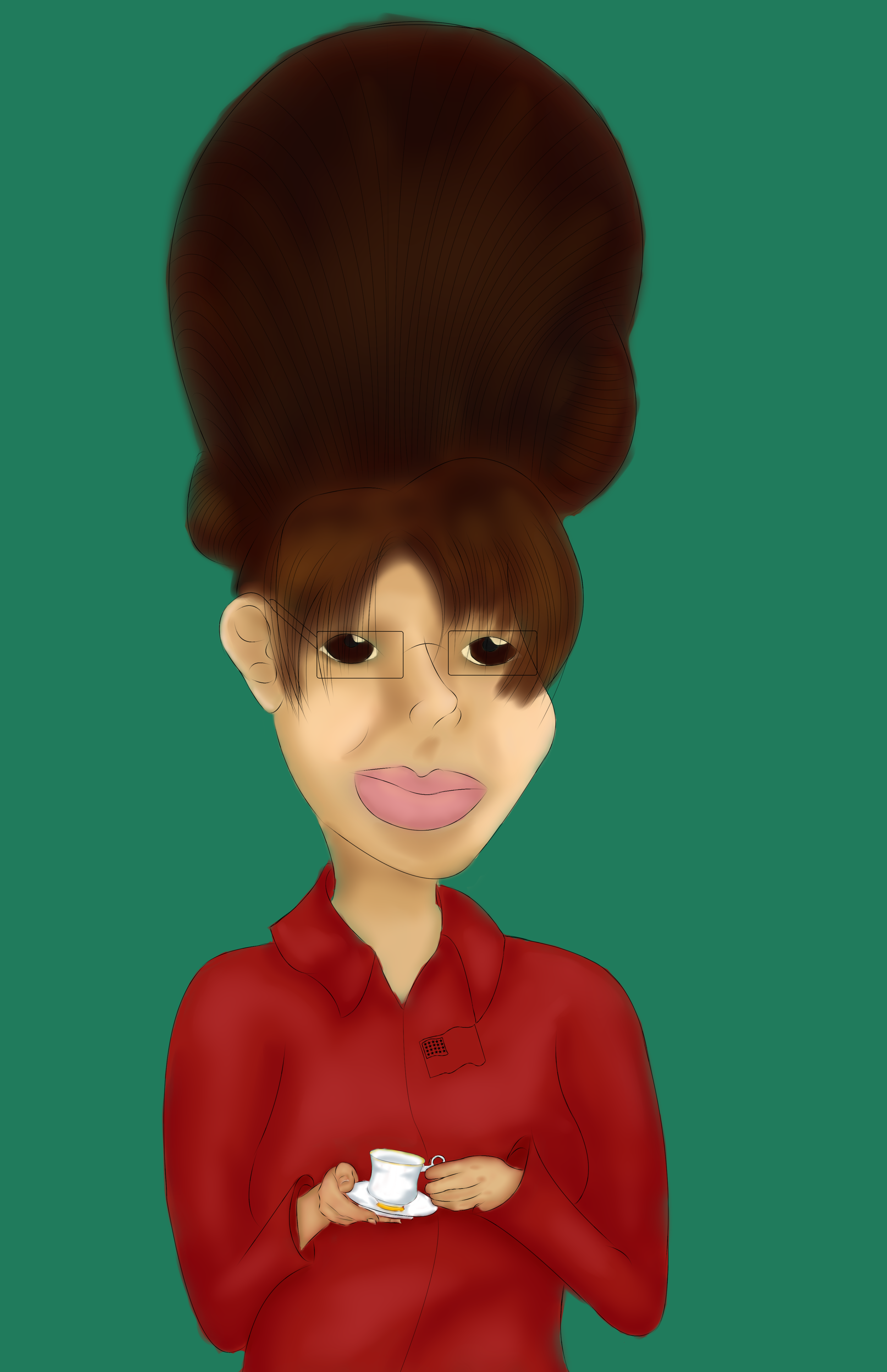 Painted Palin, no background