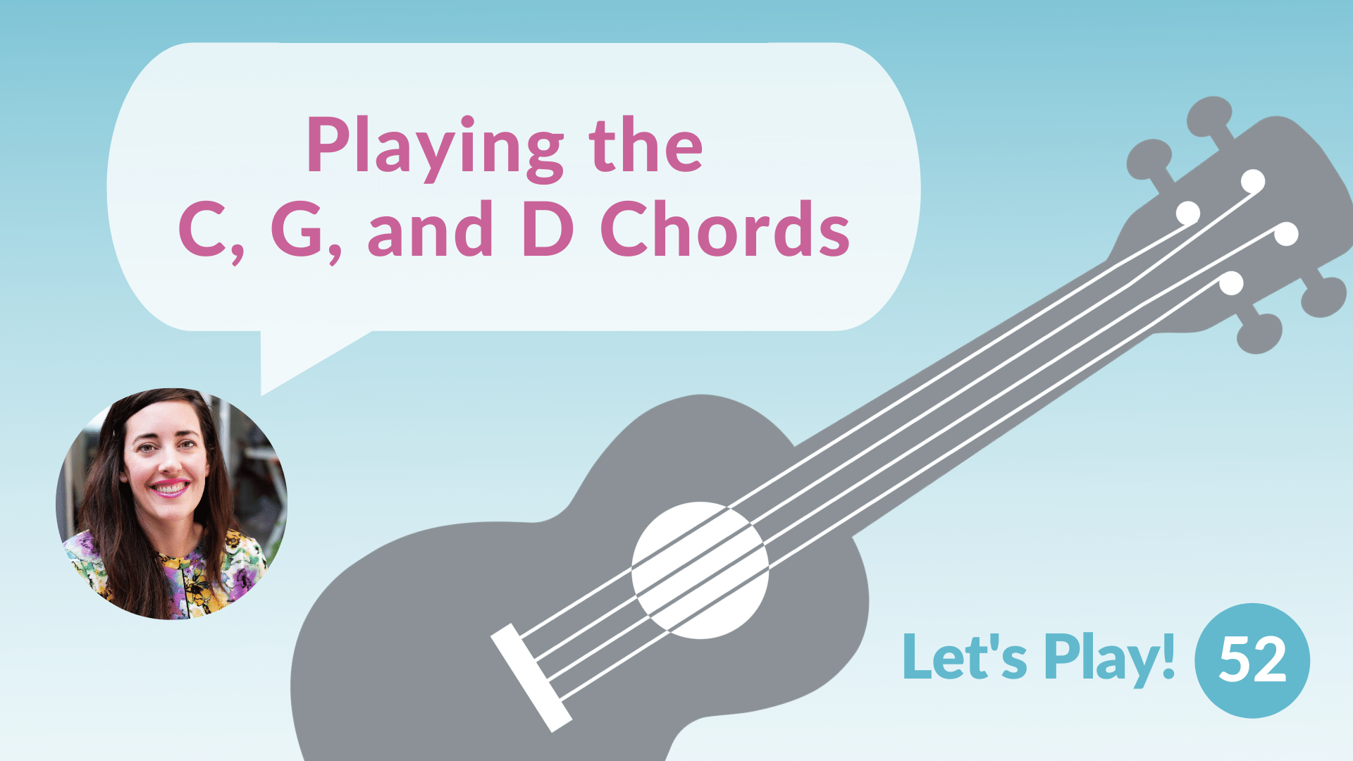 Play the 1, 2, + 5 Chords in the Key of C